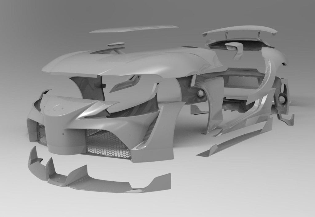 CMST- TOYOTA GR SUPRA  CARBON FIBRE WIDEBODY "FT1 CONCEPT" KIT