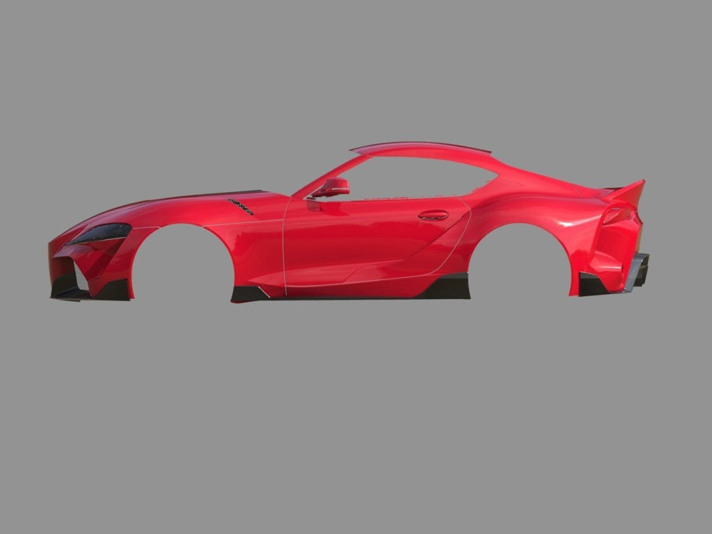 CMST- TOYOTA GR SUPRA  CARBON FIBRE WIDEBODY "FT1 CONCEPT" KIT