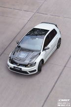 CMST - VOLKSWAGEN GOLF GTI / GOLF R MK7 MK7.5 CARBON FIBRE TRANSPARENT HOOD BONNET V2
