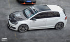 CMST - VOLKSWAGEN GOLF GTI / GOLF R MK7 MK7.5 CARBON FIBRE TRANSPARENT HOOD BONNET V2