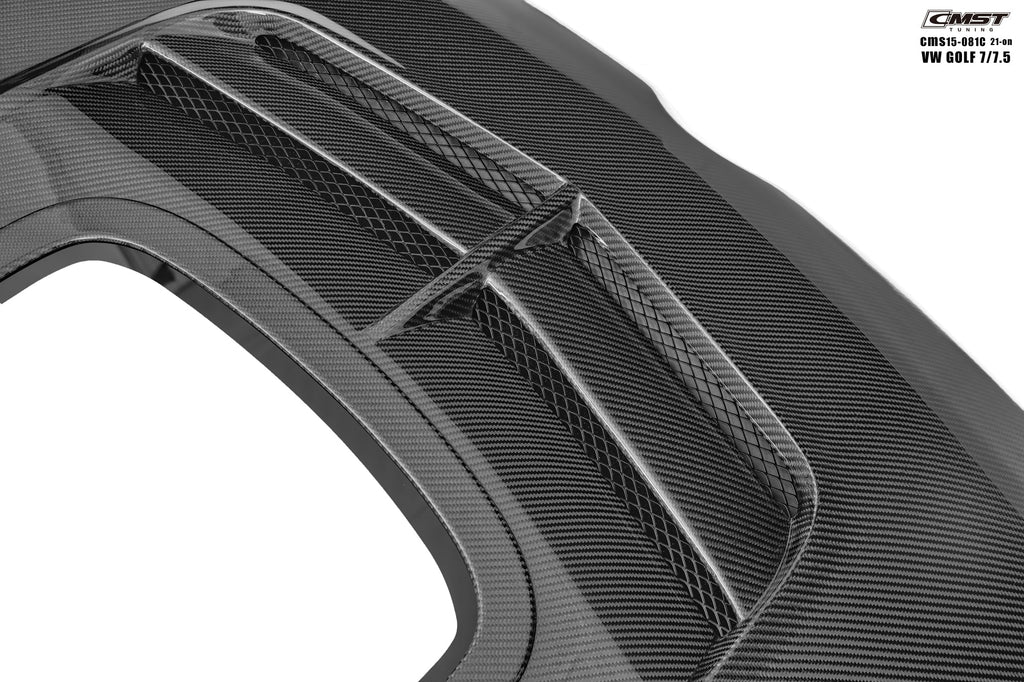 CMST - VOLKSWAGEN GOLF GTI / GOLF R MK7 MK7.5 CARBON FIBRE TRANSPARENT HOOD BONNET V2