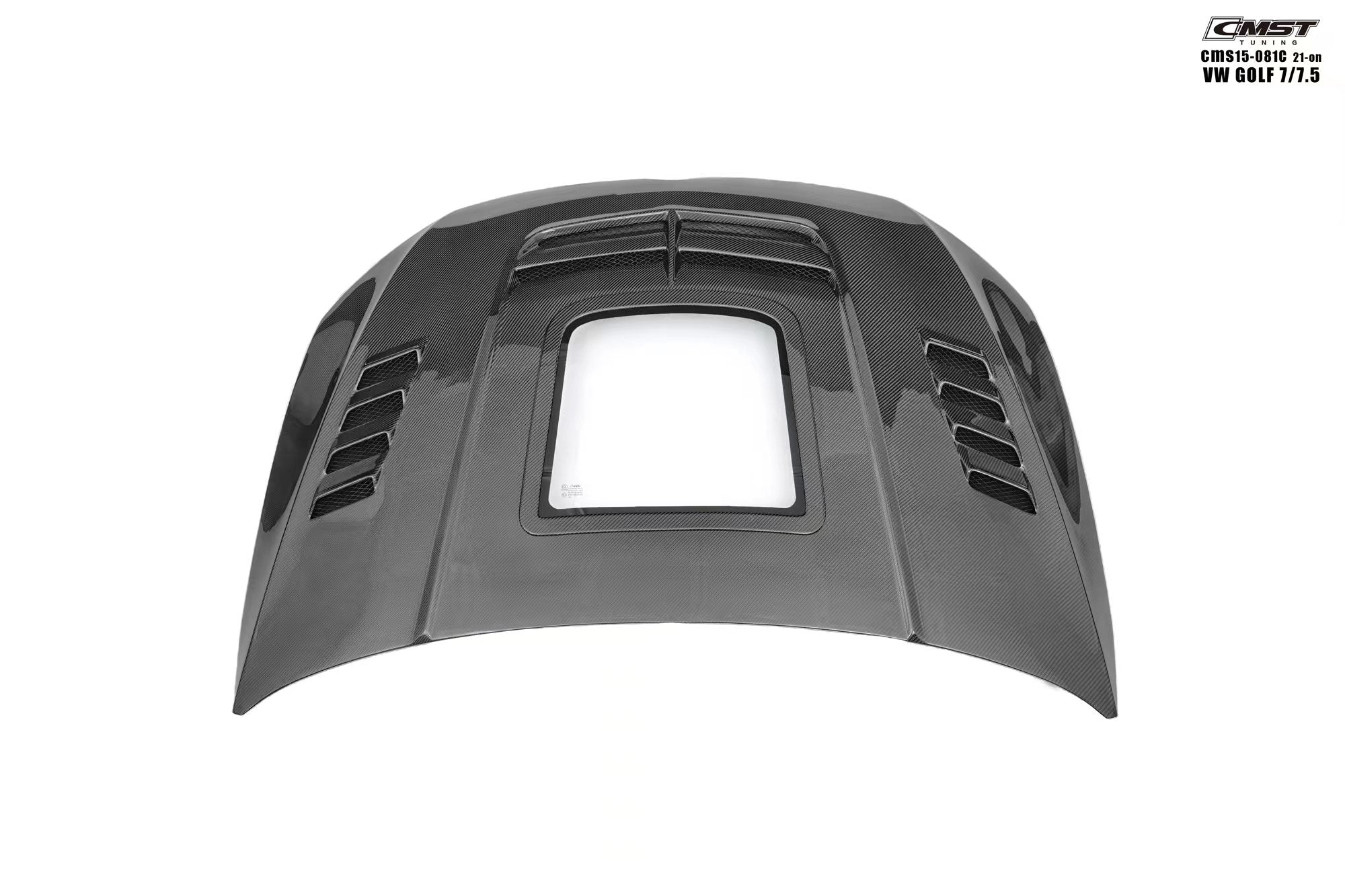 CMST - VOLKSWAGEN GOLF GTI / GOLF R MK7 MK7.5 CARBON FIBRE TRANSPARENT HOOD BONNET V2
