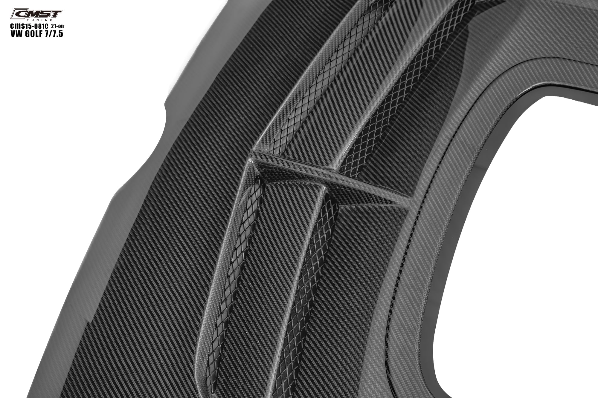 CMST - VOLKSWAGEN GOLF GTI / GOLF R MK7 MK7.5 CARBON FIBRE TRANSPARENT HOOD BONNET V2