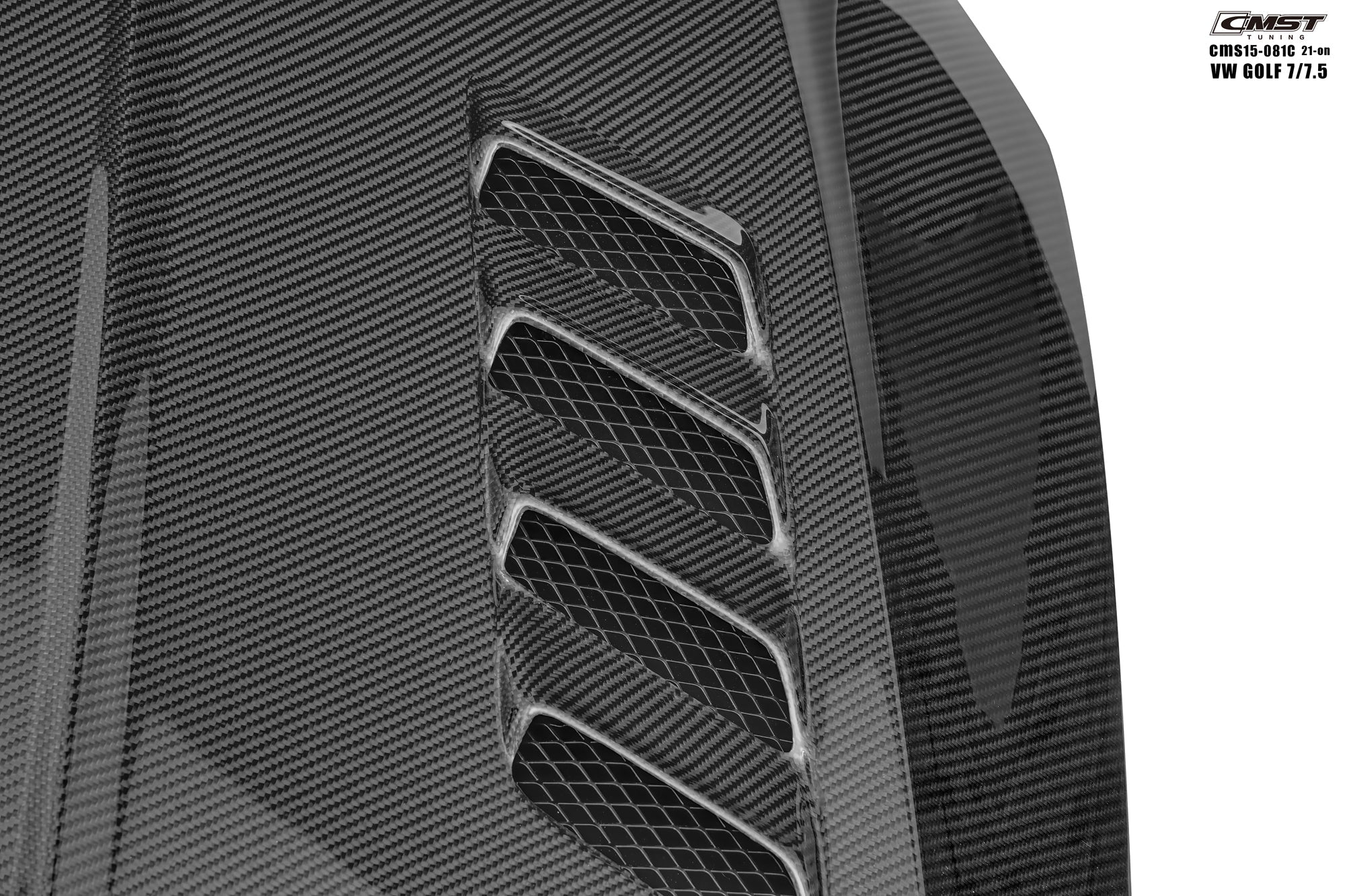 CMST - VOLKSWAGEN GOLF GTI / GOLF R MK7 MK7.5 CARBON FIBRE TRANSPARENT HOOD BONNET V2