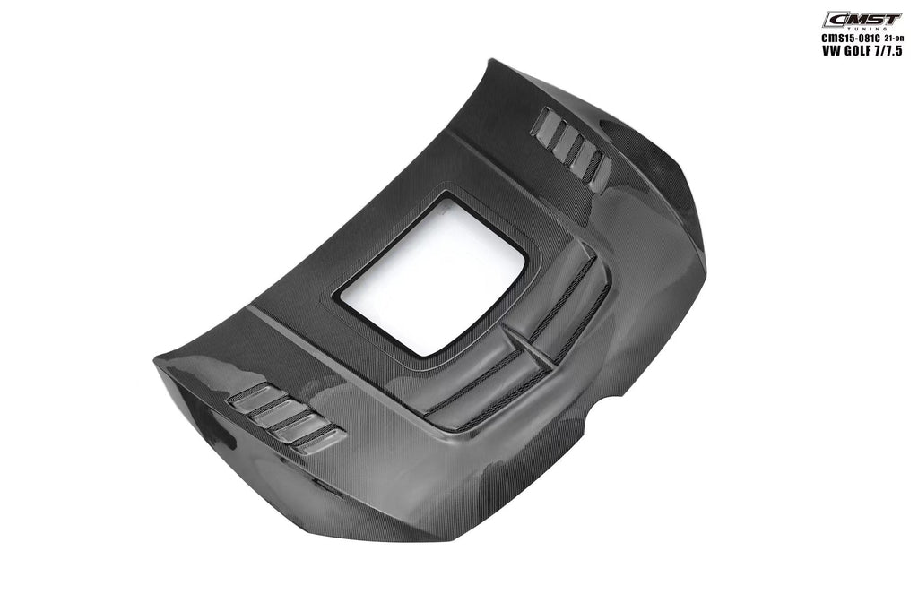 CMST - VOLKSWAGEN GOLF GTI / GOLF R MK7 MK7.5 CARBON FIBRE TRANSPARENT HOOD BONNET V2