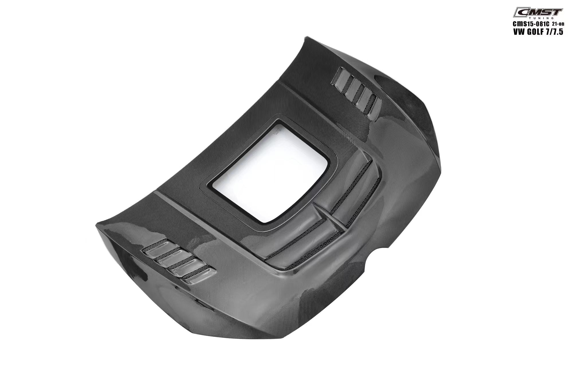 CMST - VOLKSWAGEN GOLF GTI / GOLF R MK7 MK7.5 CARBON FIBRE TRANSPARENT HOOD BONNET V2