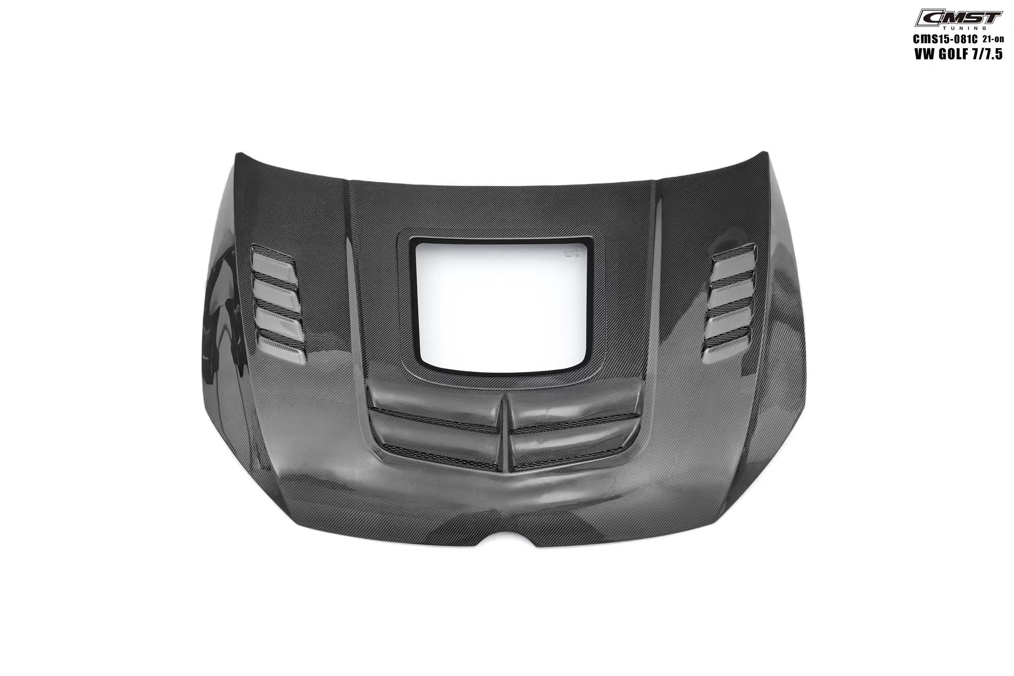 CMST - VOLKSWAGEN GOLF GTI / GOLF R MK7 MK7.5 CARBON FIBRE TRANSPARENT HOOD BONNET V2