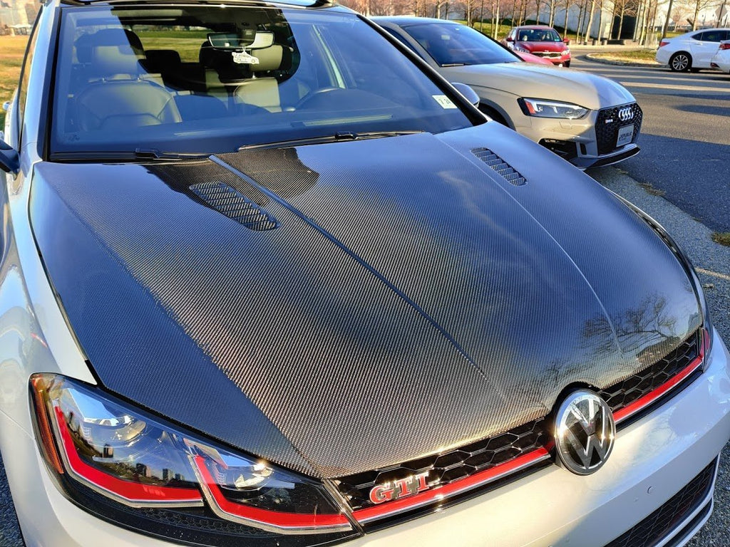 CMST - VOLKSWAGEN GOLF GTI MK7 MK7.5 CARBON FIBRE BONNET HOOD