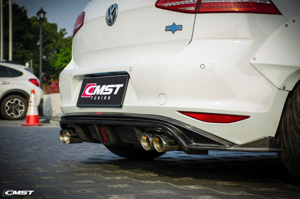 CMST - VOLKSWAGEN GOLF MK7 CARBON FIBRE REAR DIFFUSER