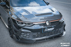 CMST- VOLKSWAGEN GOLF MK8 GTI / R LINE CARBON FIBRE FRONT BONNET HOOD V1