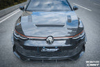 CMST- VOLKSWAGEN GOLF MK8 GTI / R LINE CARBON FIBRE FRONT BONNET HOOD V1