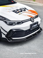 CMST- VOLKSWAGEN GOLF MK8 GTI / R LINE CARBON FIBRE FRONT LIP