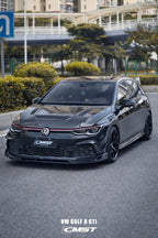 CMST- VOLKSWAGEN GOLF MK8 GTI / R LINE CARBON FIBRE SIDE SKIRTS