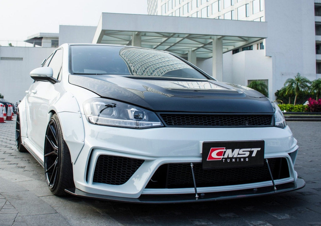 CMST - VOLKSWAGEN GOLF R / GTI MK7 FRP FRONT BUMPER + FRONT LIP