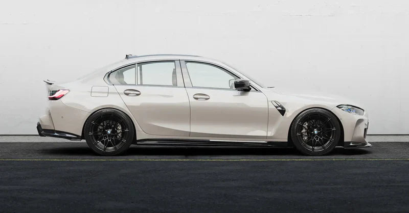 BMW M3 G80 G81 EVO-S Gloss Black Side Skirts by ZAERO (2021+)