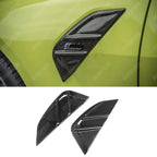 Covers For BMW M3 M4 G80 G82 - Dry Carbon Fiber Side Fender Badge