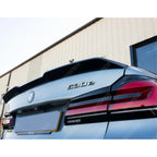CS Style Rear Spoiler For BMW 5 Series M5 G30 F90 - Gloss Black