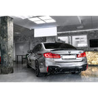 CS Style Rear Spoiler For BMW 5 Series M5 G30 F90 - Gloss Black