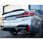 CS Style Rear Spoiler For BMW 5 Series M5 G30 F90 - Gloss Black