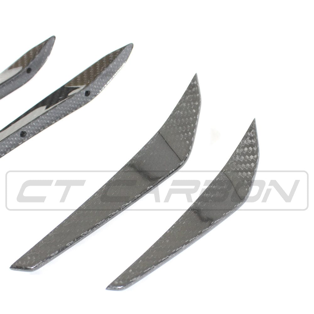 BMW M3/M4 (G80 G81 G82 G83) 2021+ CARBON FIBRE FRONT BUMPER CANARDS