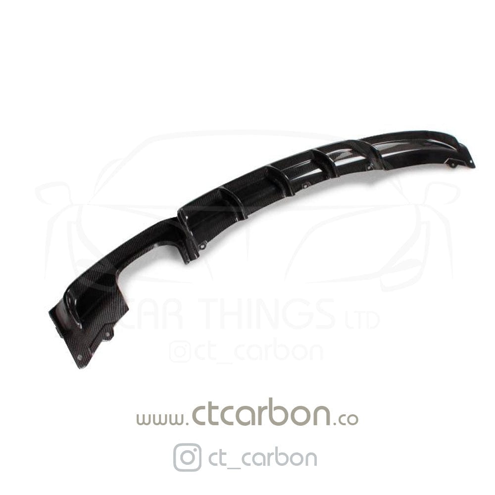 BMW F30/F31 3 SERIES 2011-2015 CARBON FIBRE DIFFUSER - TWIN EXHAUST - V1