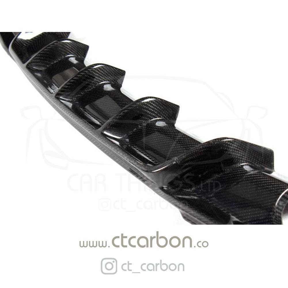 BMW F30/F31 3 SERIES 2011-2015 CARBON FIBRE DIFFUSER - TWIN EXHAUST - V1