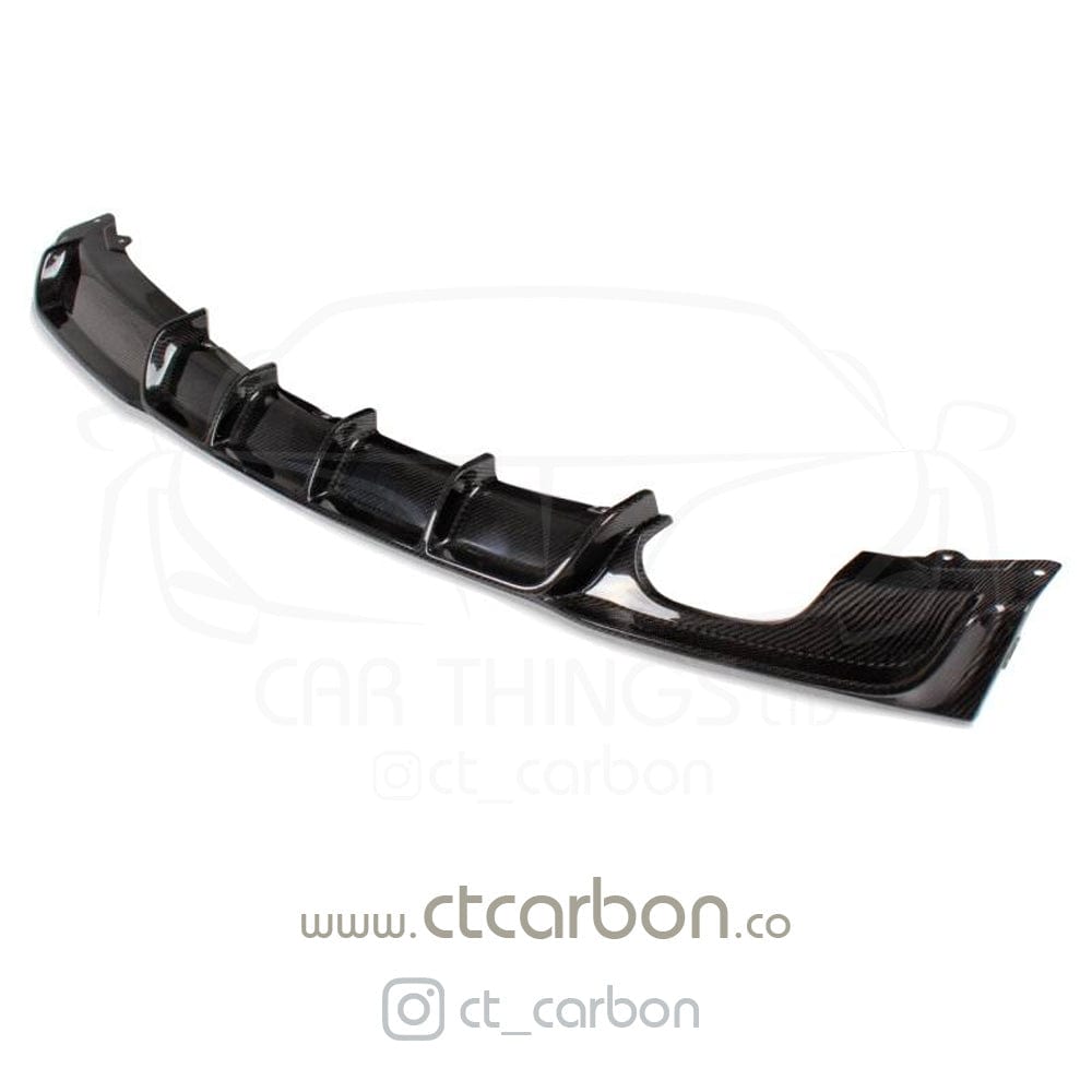BMW F30/F31 3 SERIES 2011-2015 CARBON FIBRE DIFFUSER - TWIN EXHAUST - V1
