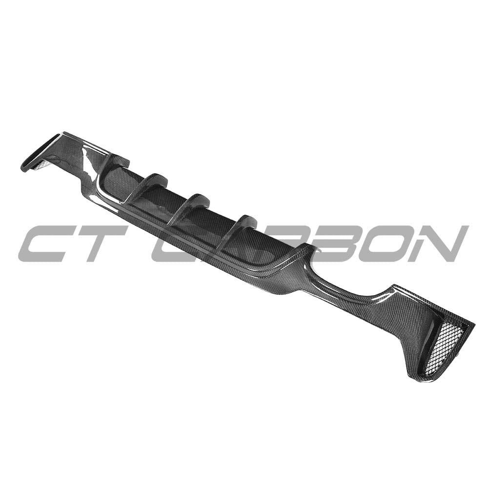 BMW F32, F33 & F36 4 SERIES CARBON FIBRE DIFFUSER - TWIN EXHAUST