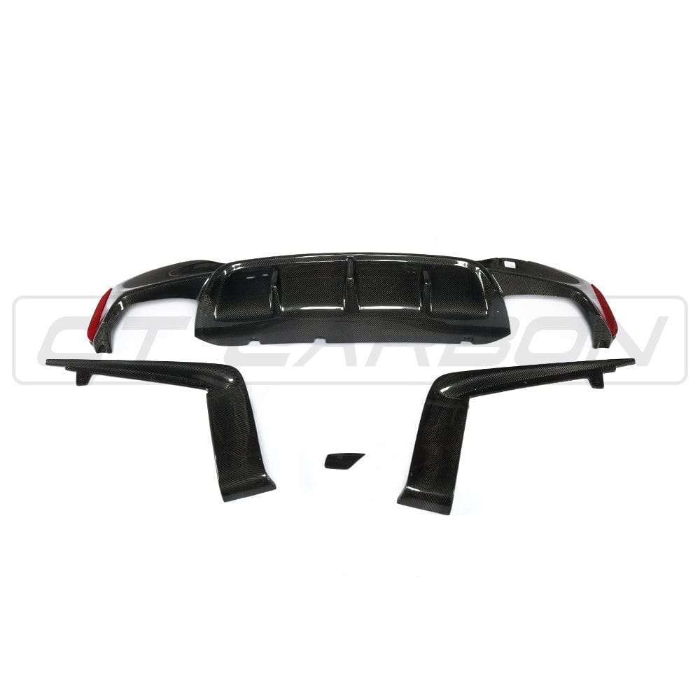 BMW F90 M5 PRE LCI CARBON FIBRE DIFFUSER - 3D STYLE