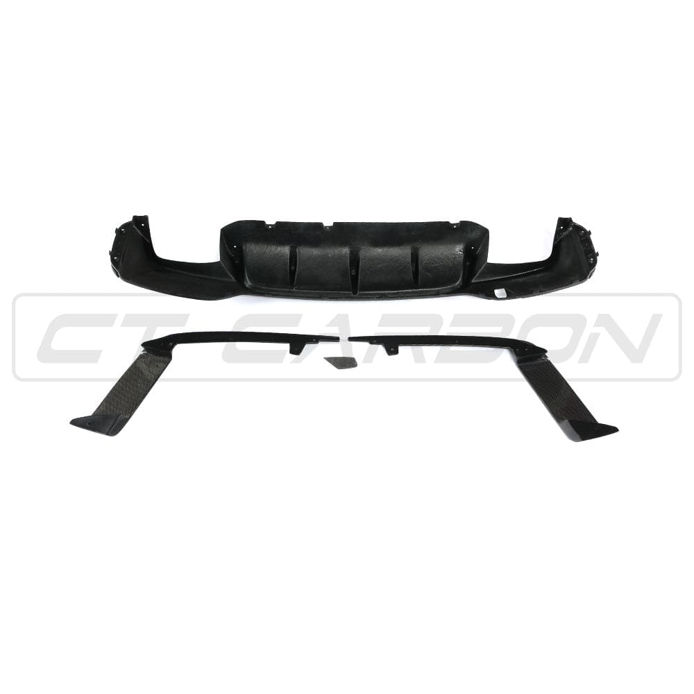 BMW F90 M5 PRE LCI CARBON FIBRE DIFFUSER - 3D STYLE