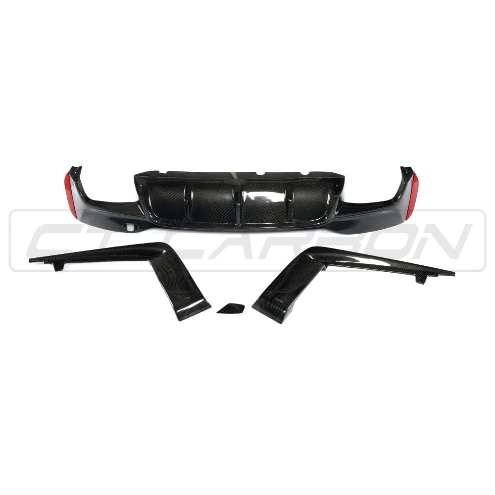 BMW F90 M5 PRE LCI CARBON FIBRE DIFFUSER - 3D STYLE