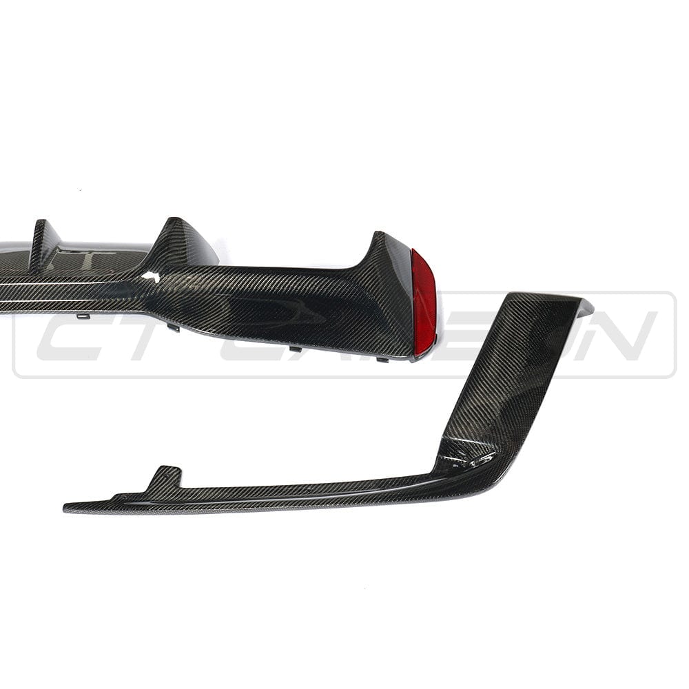BMW F90 M5 PRE LCI CARBON FIBRE DIFFUSER - 3D STYLE