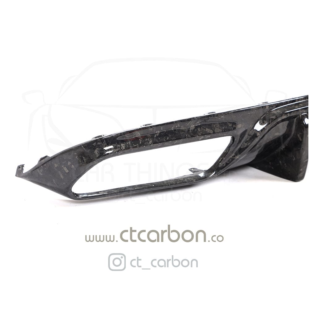 MERCEDES C63/C63S W205 COUPE FORGED CARBON FIBRE DIFFUSER - BIG FIN