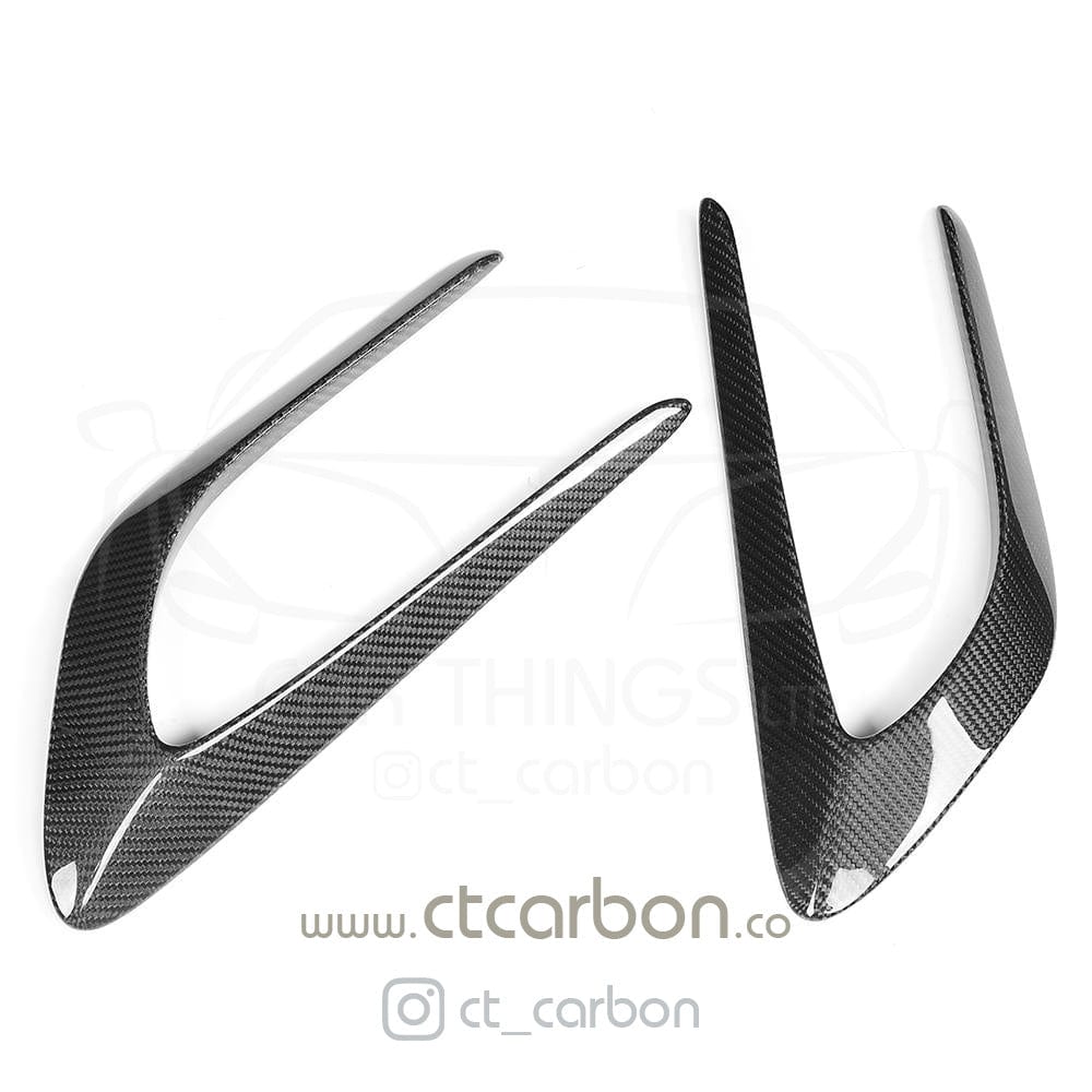 MERCEDES C63/C63S W205 COUPE CARBON FIBRE WING TRIMS