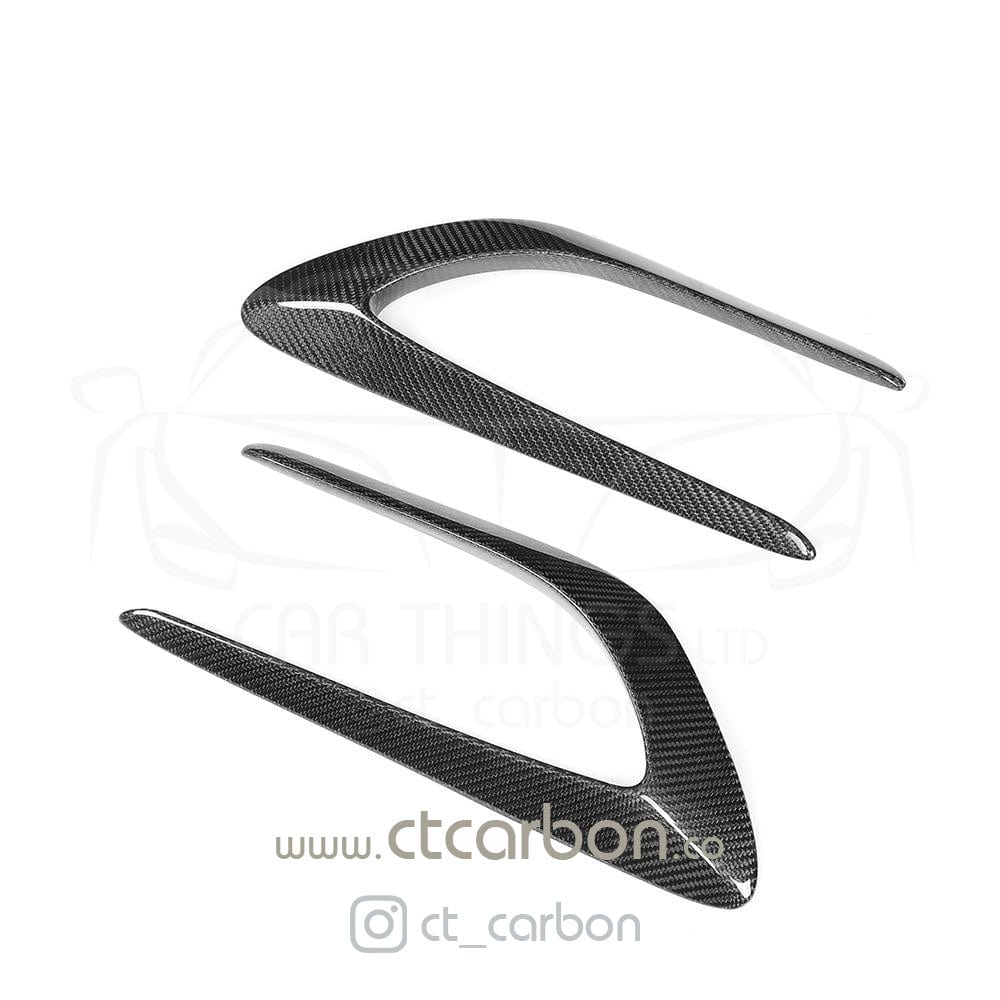MERCEDES C63/C63S W205 COUPE CARBON FIBRE WING TRIMS