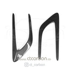 MERCEDES C63/C63S W205 COUPE CARBON FIBRE WING TRIMS