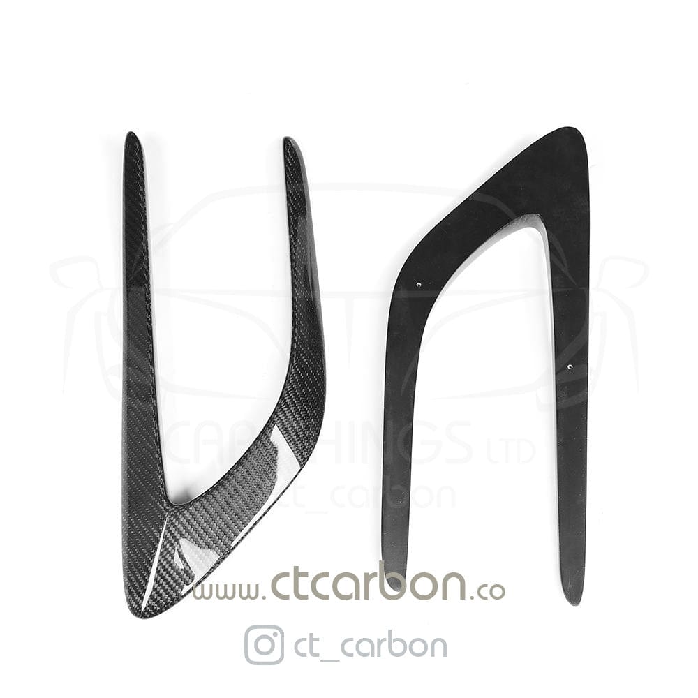 MERCEDES C63/C63S W205 COUPE CARBON FIBRE WING TRIMS
