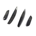 MERCEDES W205 C63 & C63S FRONT BUMPER CARBON FIBRE CANARDS / FINS