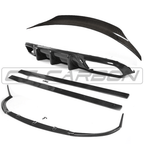 MERCEDES C63 W205 CONVERTIBLE FULL CARBON FIBRE KIT -  V1