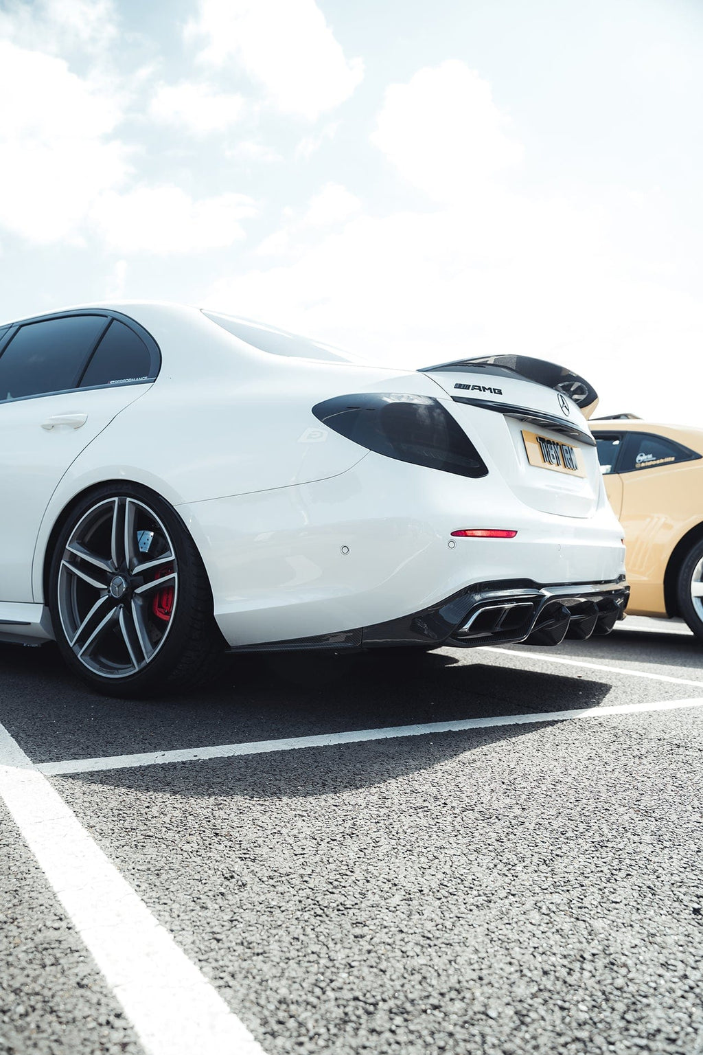 MERCEDES E63 W213 CARBON FIBRE DIFFUSER - CT DESIGN