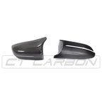 BMW F90 M5 & M5C COMPETITION CARBON FIBRE MIRROR OVERLAY (RHD)