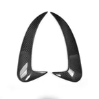 MERCEDES W205 C63 & C43 SALOON REAR BUMPER CARBON FIBRE CANARDS