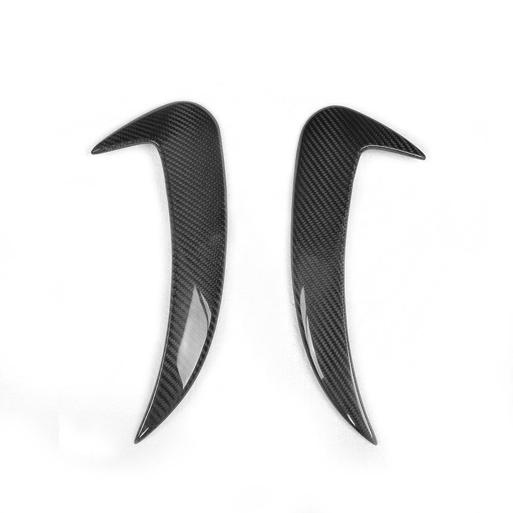 MERCEDES W205 C63 & C43 SALOON REAR BUMPER CARBON FIBRE CANARDS