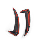 MERCEDES W205 C63 & C43 SALOON REAR BUMPER CARBON FIBRE CANARDS