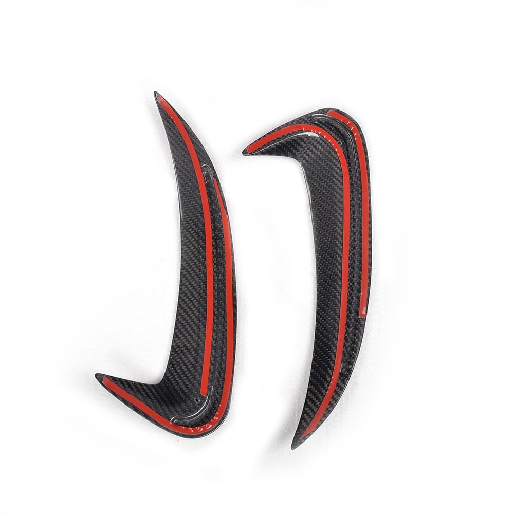 MERCEDES W205 C63 & C43 SALOON REAR BUMPER CARBON FIBRE CANARDS