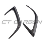 MERCEDES W205 C63 & C63S COUPE 2DR REAR BUMPER CARBON FIBRE CANARDS