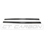 AUDI A3/S3/RS3 8V SALOON CARBON FIBRE SIDE SKIRTS V1