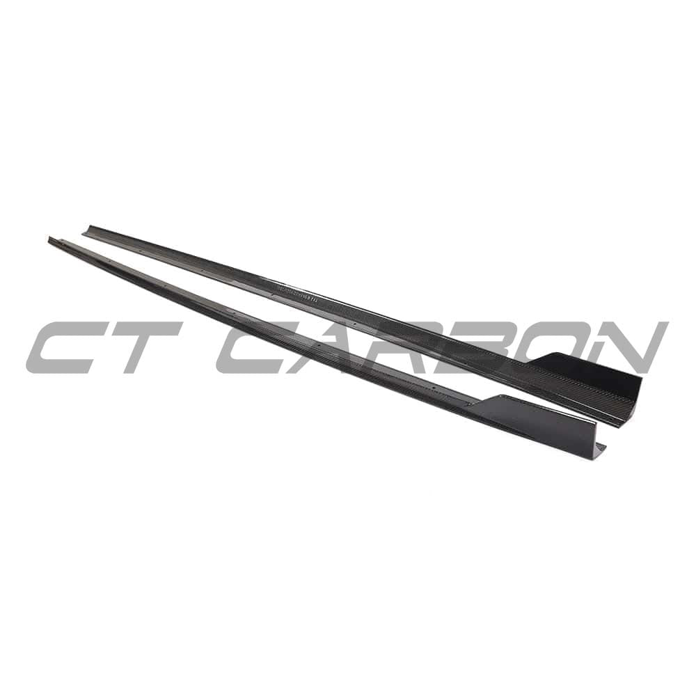 AUDI A3/S3/RS3 8V SALOON CARBON FIBRE SIDE SKIRTS V2