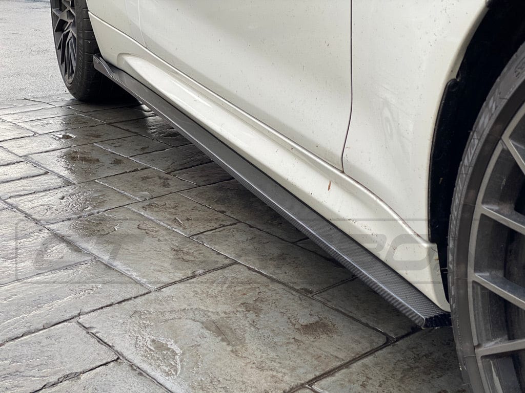 BMW M2 / M2C F87 CARBON FIBRE SIDE SKIRTS V3