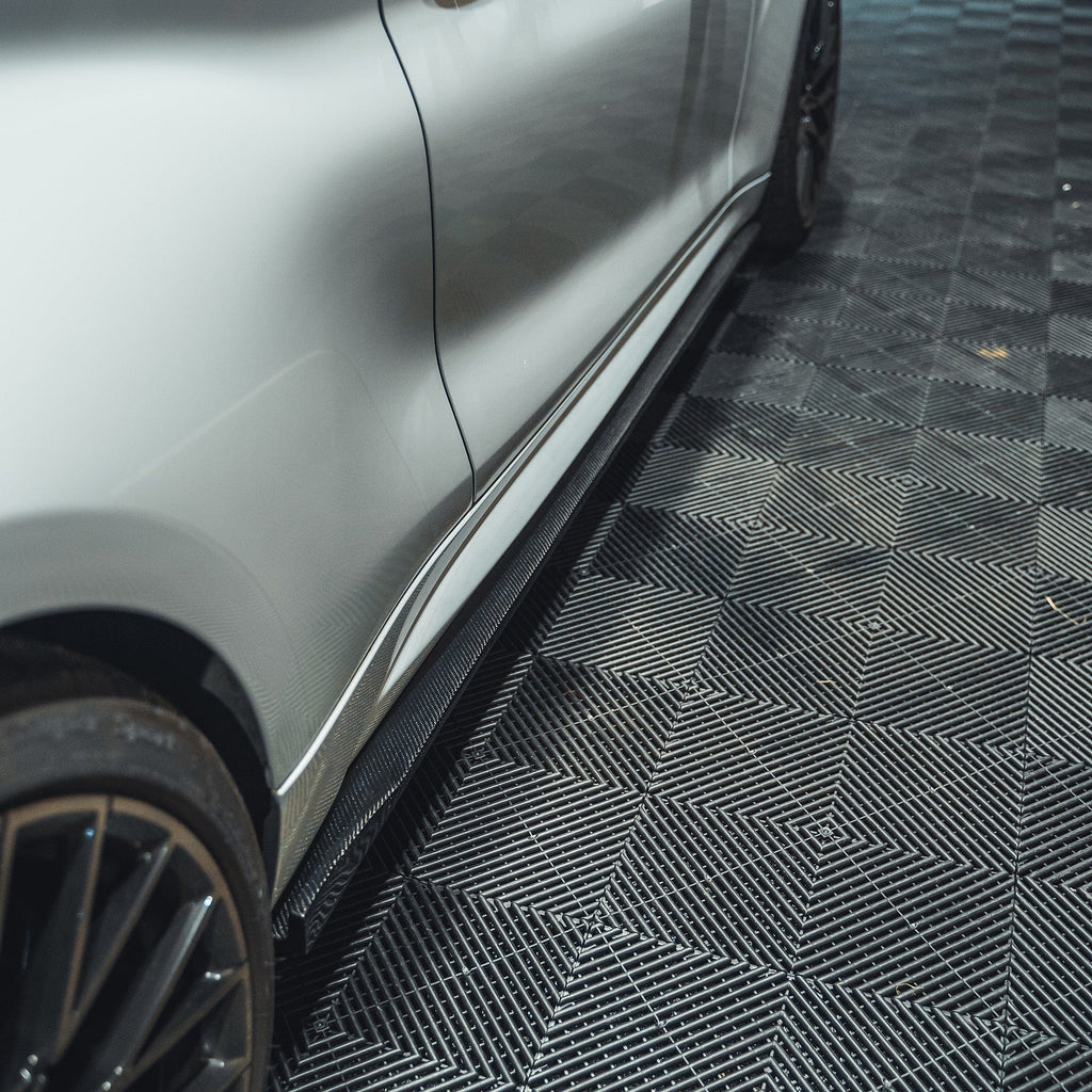 BMW M2 / M2C F87 CARBON FIBRE SIDE SKIRTS V3